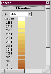 Legend dialog box