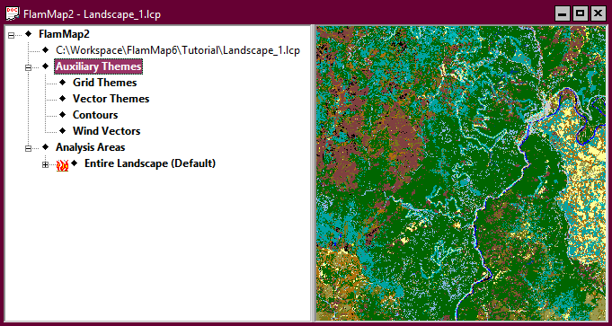 Project window showing Auxiliary Theme types in Tree Pane.