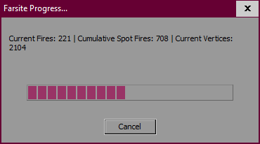 Farsite Simulation Progress Box