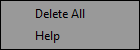 Contours shortcut menu.
