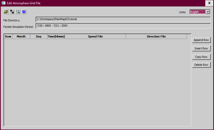 Blank Edit Atmosphere Grid File dialog.