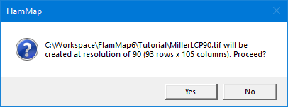 Popup up dialog asking to confirm Resmaple.