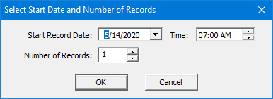Create new WXS file dialog.