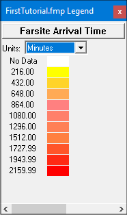 Fake Fire Arrival Time Legend