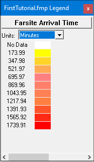 Fire Arrival Time Legend