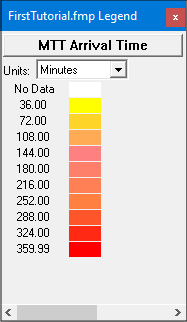 Arrival Time Grid legend