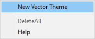 New Vector Theme command from shortcut menu